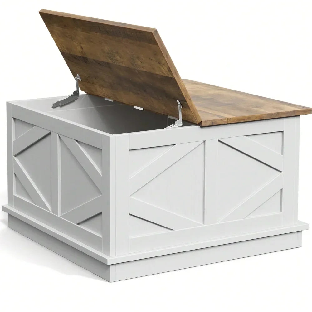 31.5 Lift Top Coffee Table With Storage, Square Coffee Tables For Living Room