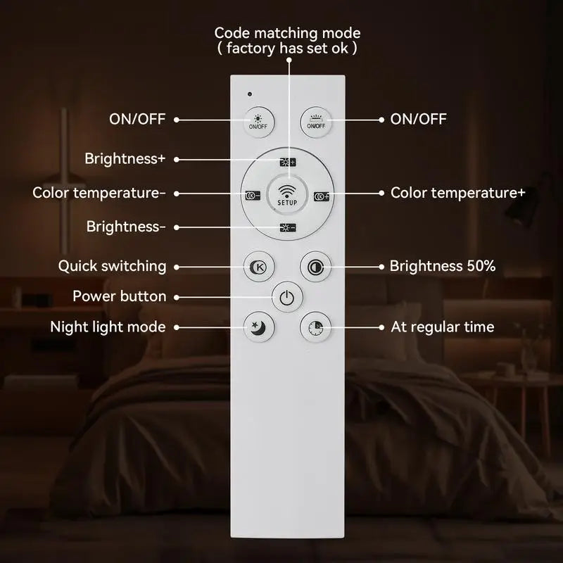 48-Inch LED Moon Wall Light - Plug-In Dimmable Sconce with Remote, 45W Main & 20W Night Light, Meteorite Crater Design, 1.75