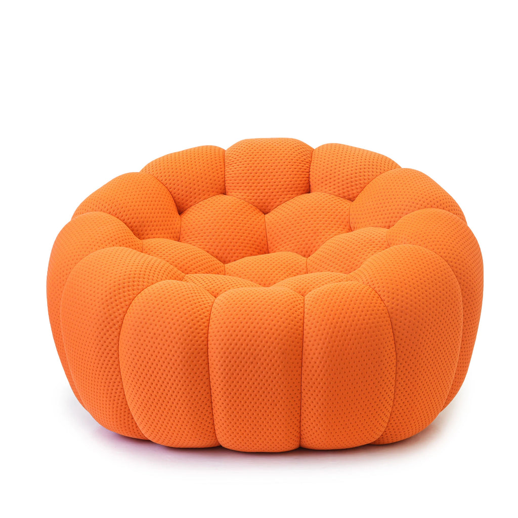 Sdorens 49'' Oversized Boneless Bubble Couch Chair Football-Shaped Design Curved Couch for Living Room No Assembly Required