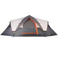 Tent for Family Camping Quick Setup, Instant Pop Up Dome Tents Outdoor 6 Person, with Water-Resistant Rainfly and Mesh Roofs & D
