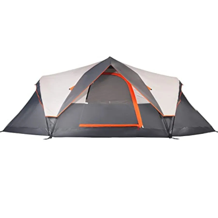 Tent for Family Camping Quick Setup, Instant Pop Up Dome Tents Outdoor 6 Person, with Water-Resistant Rainfly and Mesh Roofs & D