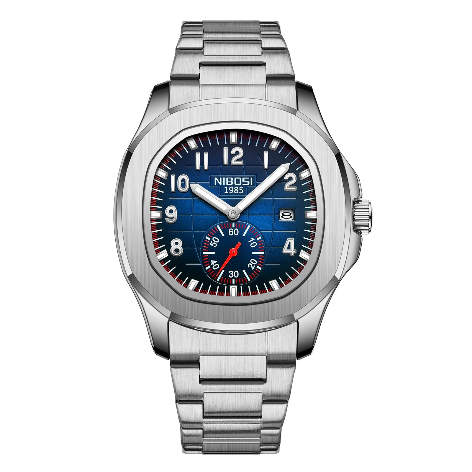 High-quality P-P Model 5711 ETA Automatic Cal. 240 Movement 9.9mm Ultra-thin Stainless Steel Case Sapphire Crystal 5BAR Water