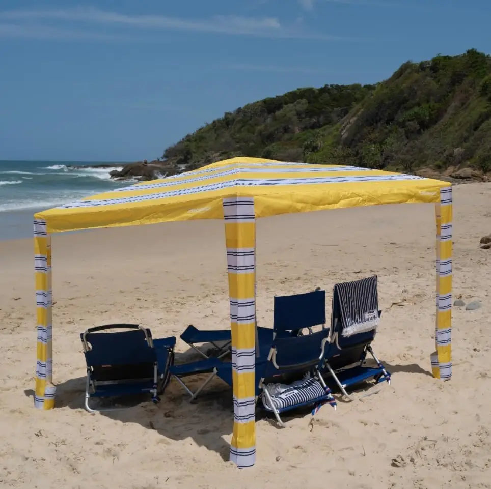 Beach Shade Tent - Easy Setup, UPF 50+ Protection, Large & Medium Sizes, Compact & Wind Resistant for Family