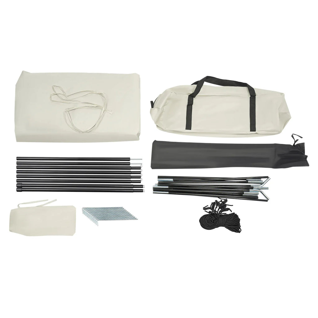 Car Box Docking Tent Camping Family Dome Tent Sunshade PU3000 Waterproof & UV40 Sun Protection 9.35x7.87ft Spacious Shelter