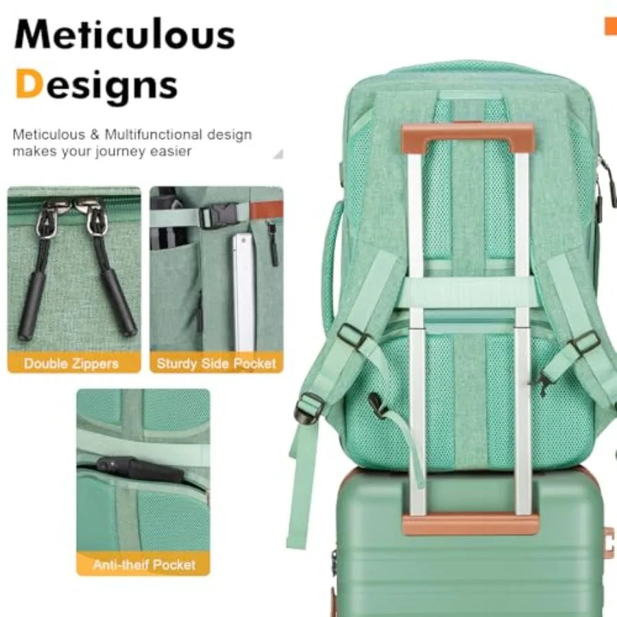 Luggage Sets 3 Pcs with Spinner Wheels, Lightweight PC Hardside Suitcase with TSA Lock and YKK Zippers, 20 Inch Carry On Luggag