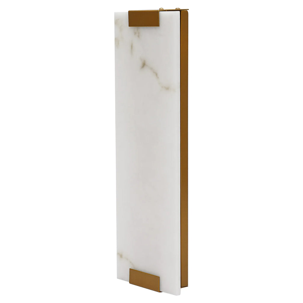 Rectangular G9 Light Wall Lamp Hand Carved Alabaster Sconce for Bedroom Kitchen Us