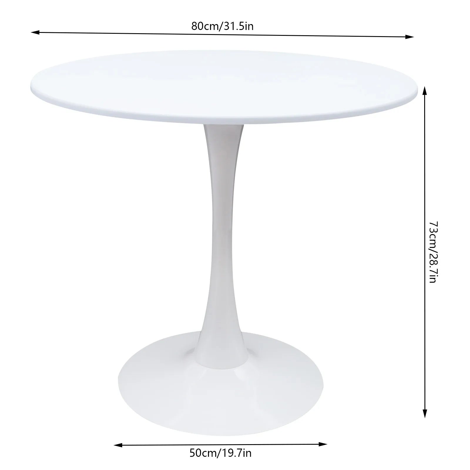 "White Coffee Table - Stylish and Modern Casual Living Room Table for Home Decor"