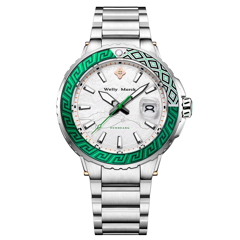 WM Watch Automatic Mechanical Original Brand Watches Limited EditionCollaboration Series Dive Welly Merck Wrist Watch For Man