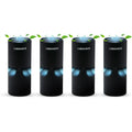 Compact Silent HEPA Air Purifier for Home - 250 Sq Ft Coverage, 3-in-1 Cleaner, Black Design - Pack of 4
