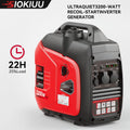 3200W Portable Inverter Generator operating power 2600W, EPA, Ultra Quiet, CO Alarm, Parallel Ready, Camping RV Home Emergency