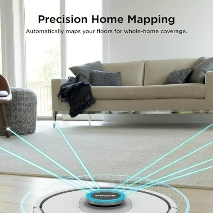 Robot Vacuum Cleaner for Pet Hair, Rugs, Carpets Hard Floors with Powerful Suction, Self-Empty Base, 60-Day Capacity, Voice Con