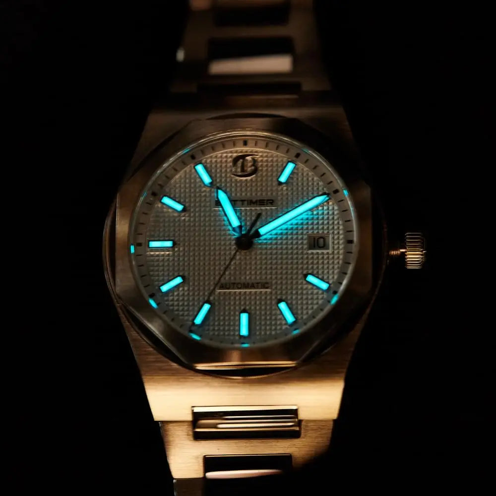 BETTIMER B8001 V1 Automatic Watches Men PT5000 Movement 40mm 316L Stainless Steel 10ATM Water Resistance Self-Winding Mechanical