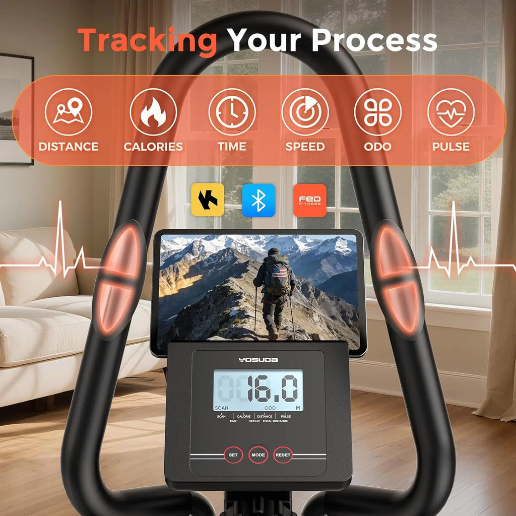 YOSUDA Elliptical Exercise Machine,3-in-1 (Elliptical+Cardio Climber+Stair Stepper) Elliptical Machine for Home,Quiet Magnetic