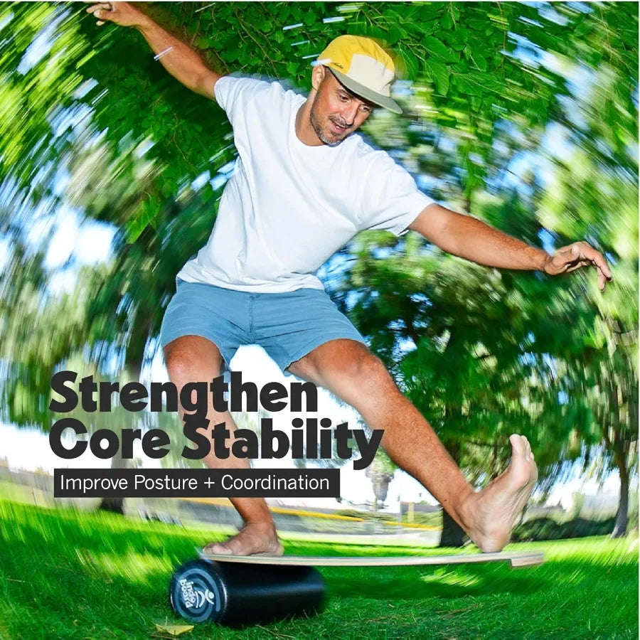 The Original Indo Board Training Package Balance Board Trainer for Core Strength Stability Athletic Performance in Surfing Skat