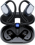 AI Translator Earbuds Real-Time 164 Languages Bluetooth LED Display for Travel Business Learning Black