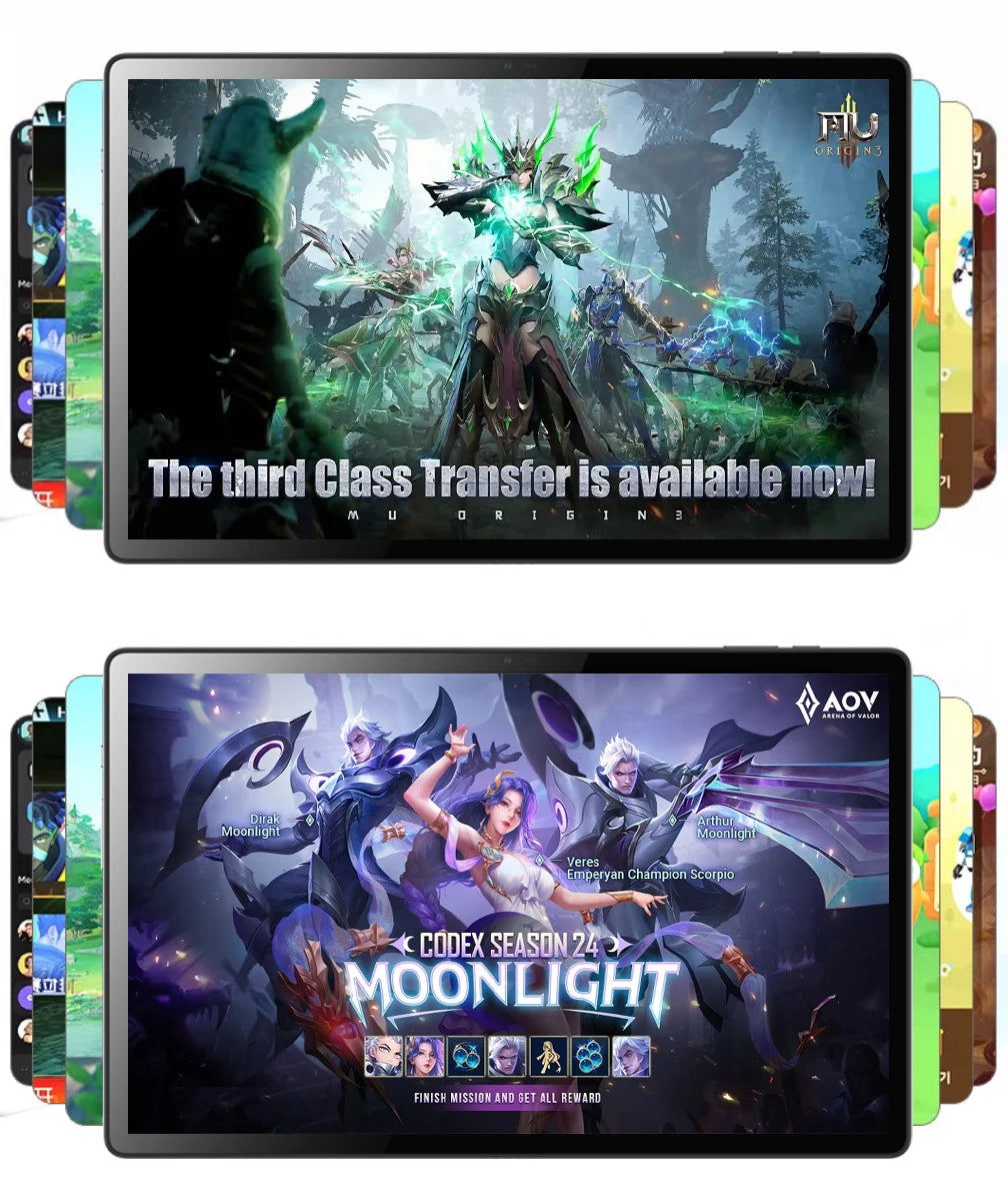 2025 14-inch Android Tablet 13 tablet with 10-core big battery, 16GB RAM, 1TB storage, 5G dual SIM support, 12900mAh ultra-lo