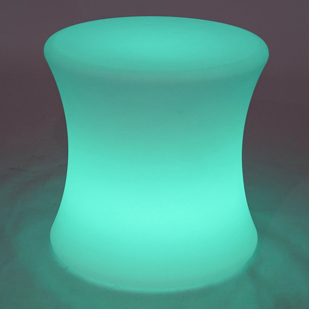 LED Light RGB Drum-Shaped Stool with Remote Control IP54 Waterproof RGB Atmospheres Light Stool 40*40cm