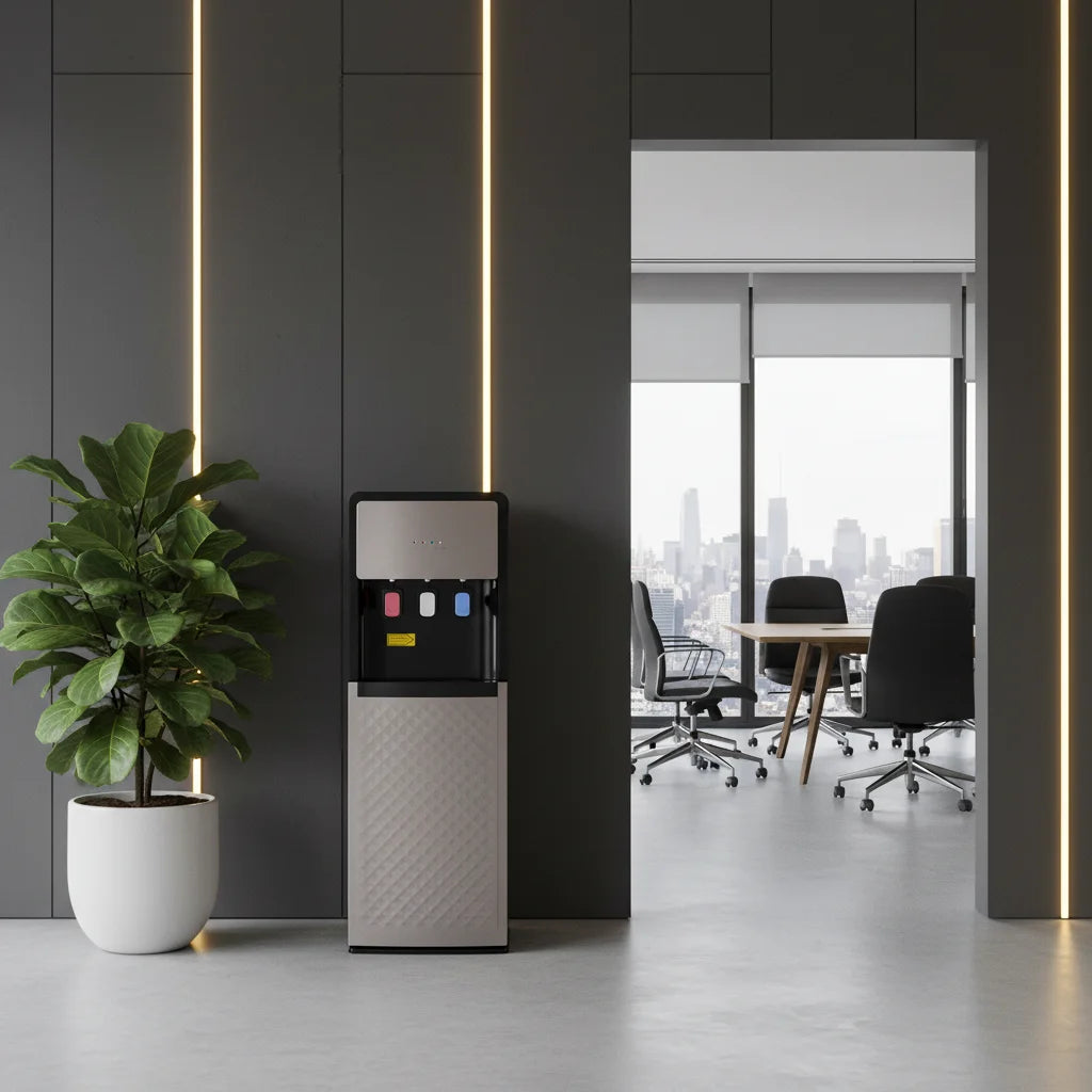 All-in-One Bottom Loading Water Dispenser Hot & Cold Standing Model for Home Office & Small Spaces  Easy Refill  Quiet Operation