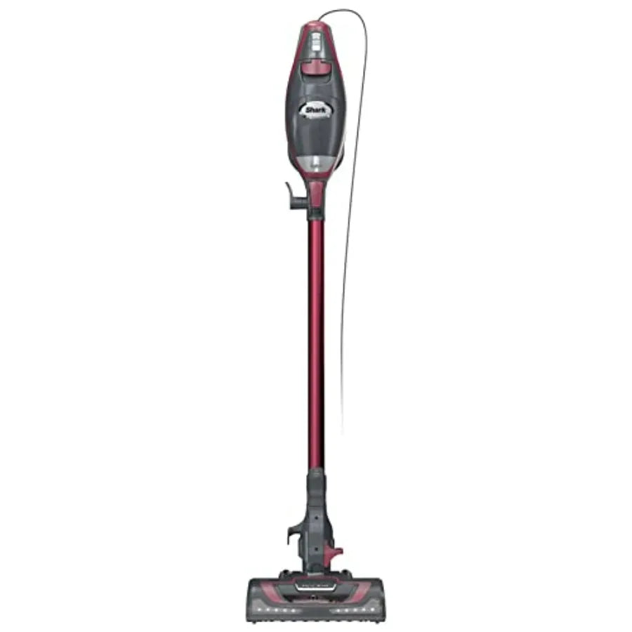 HV370 Rocket Pro Corded Stick Vacuum Comet Red Renewed for Home Cleaning with Lightweight Aluminum Body and High-Performance Mo