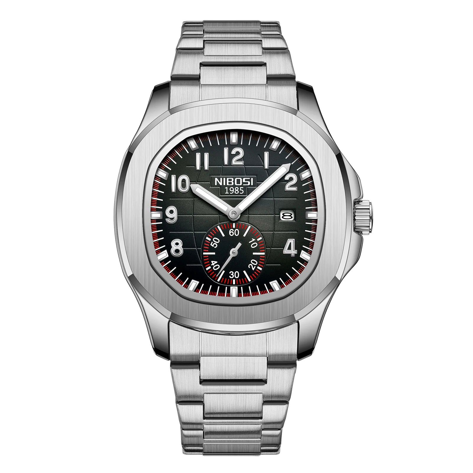 High-quality P-P Model 5711 ETA Automatic Cal. 240 Movement 9.9mm Ultra-thin Stainless Steel Case Sapphire Crystal 5BAR Water
