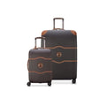 DELSEY PARIS Chatelet Air 2.0 Hardside Luggage with Spinner Wheels Chocolate Brown 2 Piece Set 19 28