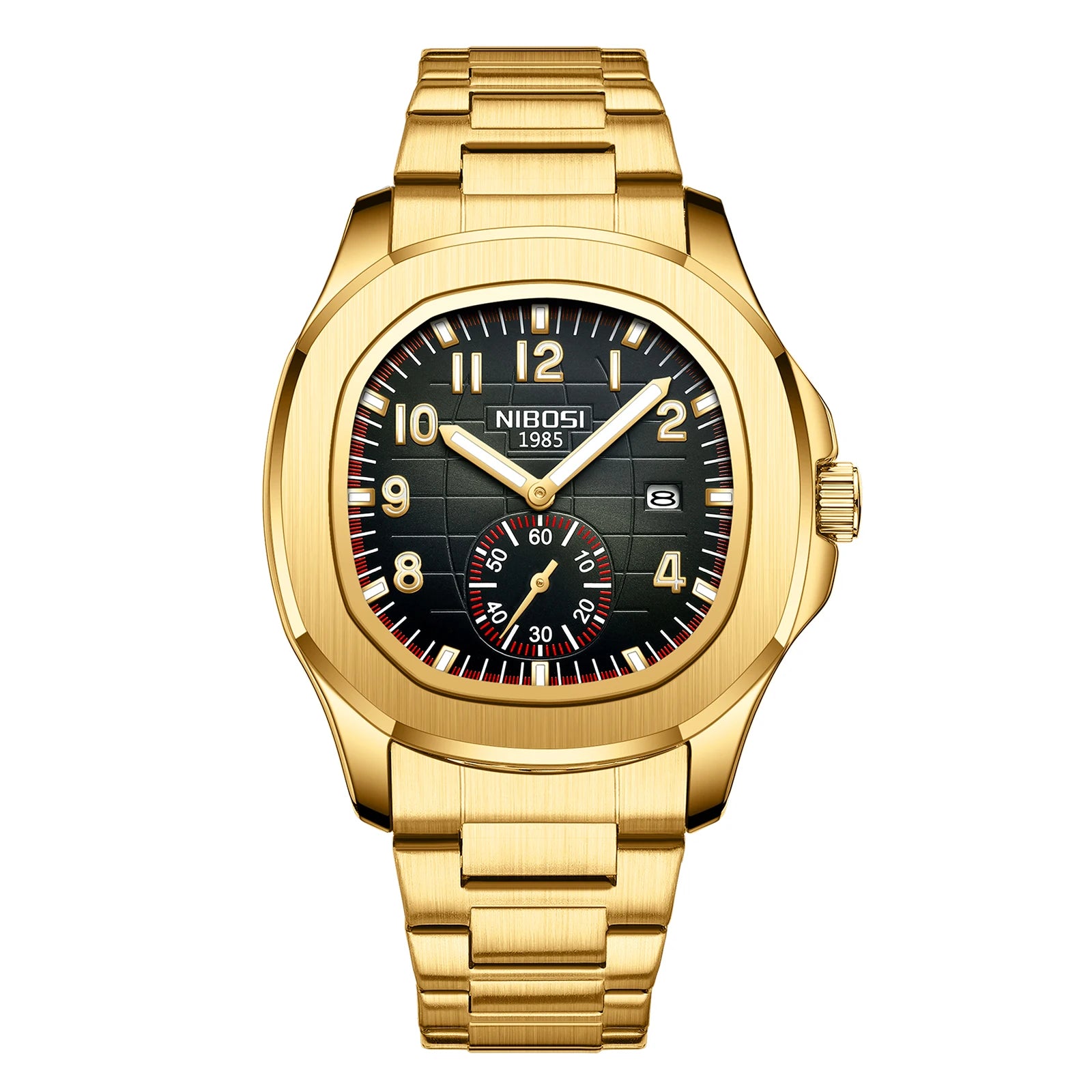 High-quality P-P Model 5711 ETA Automatic Cal. 240 Movement 9.9mm Ultra-thin Stainless Steel Case Sapphire Crystal 5BAR Water