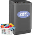 Portable Washing Machine 20Lbs Ccity Full-Automatic Washer and Dryer Combo with 10 Programs 8 Water Levels Compact Laundry Mach