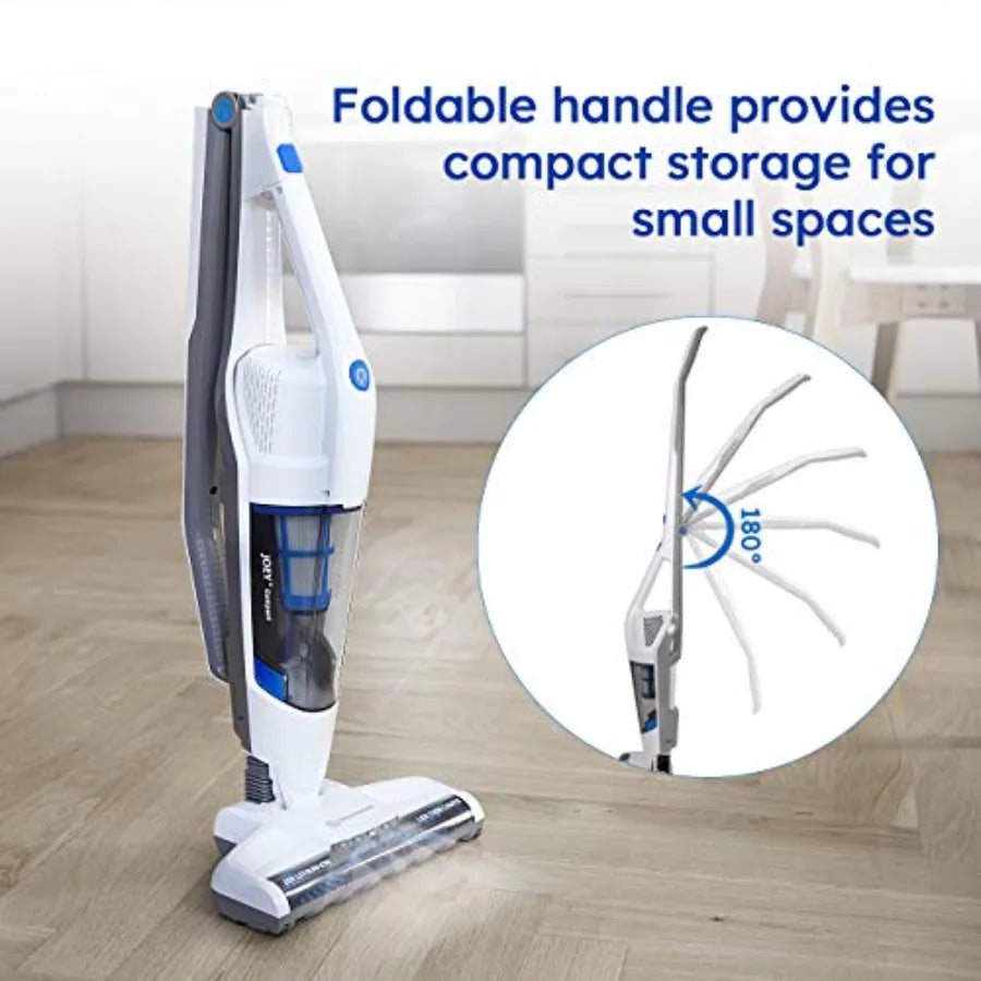 VSD1801 Cordless Handheld and Stick Vacuum Cleaner 2 in 1 Rechargeable Li-ion Battery Powerful Lightweight for Hardwood Floor C