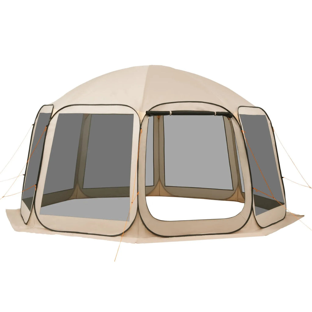 Pop-Up Screen Tent 15 x 13.8 ft for 12-15 People with Carry Bag