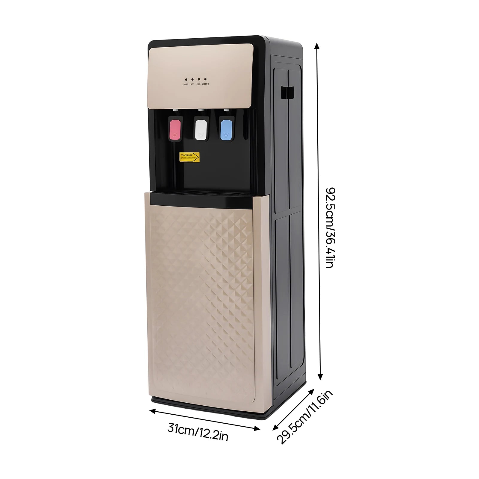 All-in-One Bottom Loading Water Dispenser Hot & Cold Standing Model for Home Office & Small Spaces  Easy Refill  Quiet Operation