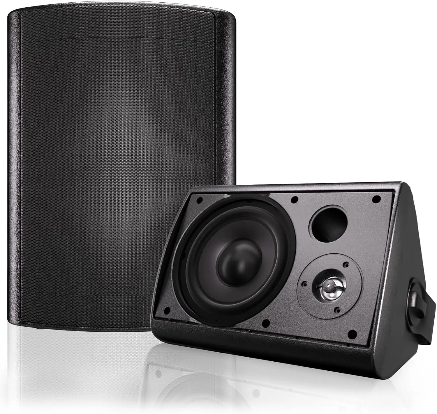 Herdio 6.5 Inch Outdoor Bluetooth Speaker 400W Waterproof Weather Resistant for Patio Garage Home Indoor Outdoor