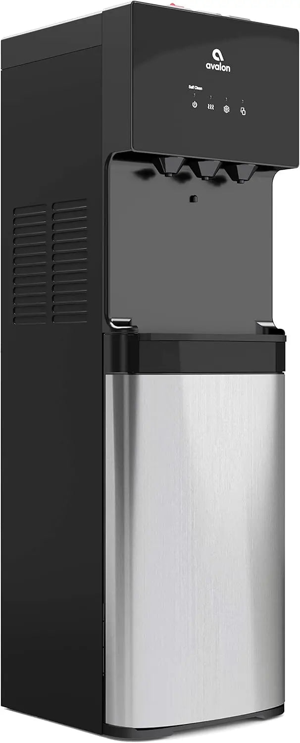 Bottom Loading Water Cooler Dispenser with BioGuard - Hot, Cold & Room Water, Stainless Steel, Anti-Microbial Coating, UL Listed
