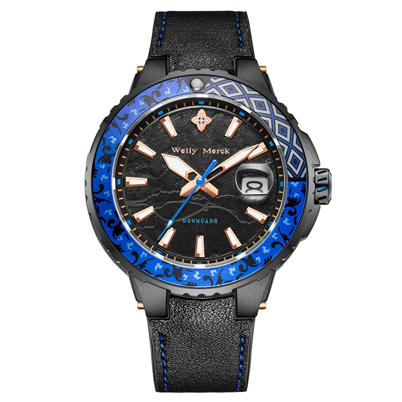WM Watch Automatic Mechanical Original Brand Watches Limited EditionCollaboration Series Dive Welly Merck Wrist Watch For Man
