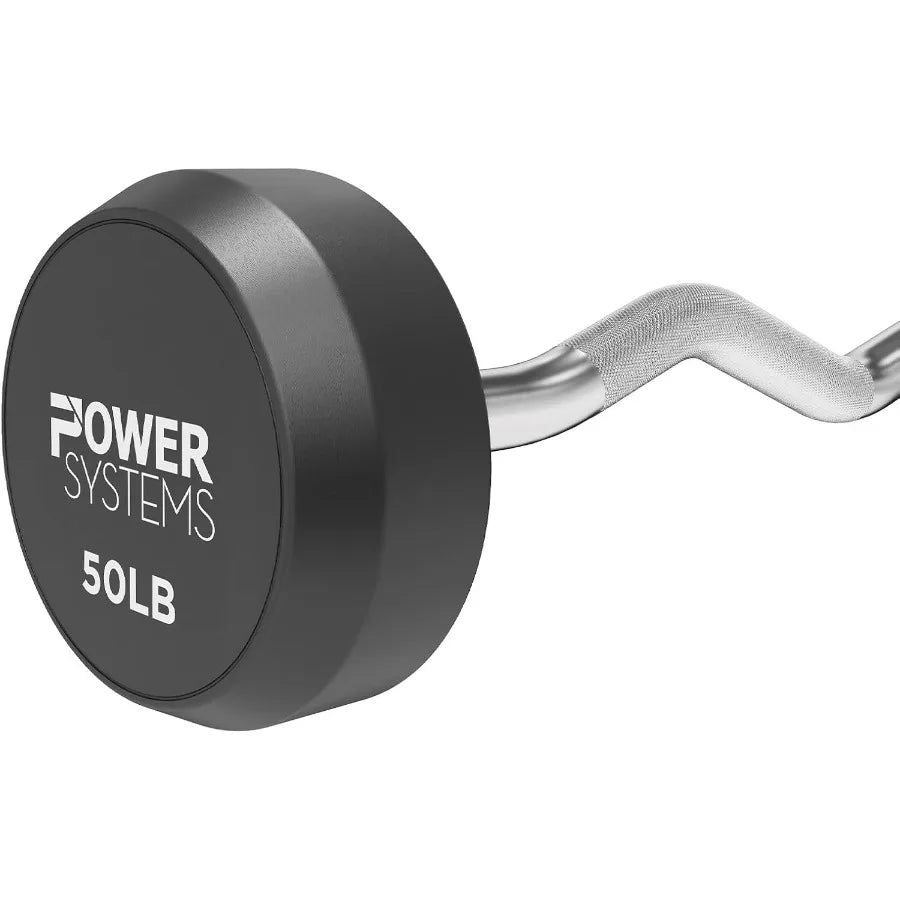 ProStyle Fixed Barbell with EZ Curl Handle