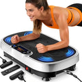 Vibration Plate Exercise Machine for Weight Loss and Lymphatic Drainage - 330lbs Capacity Vibrating Platform for Home Gym Worko
