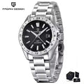 PAGANI DESIGN 39MM New GMT Sky blue dial Luxury Men Mechanical Watch Water Resistance Sapphire Glass Automatic watches for men