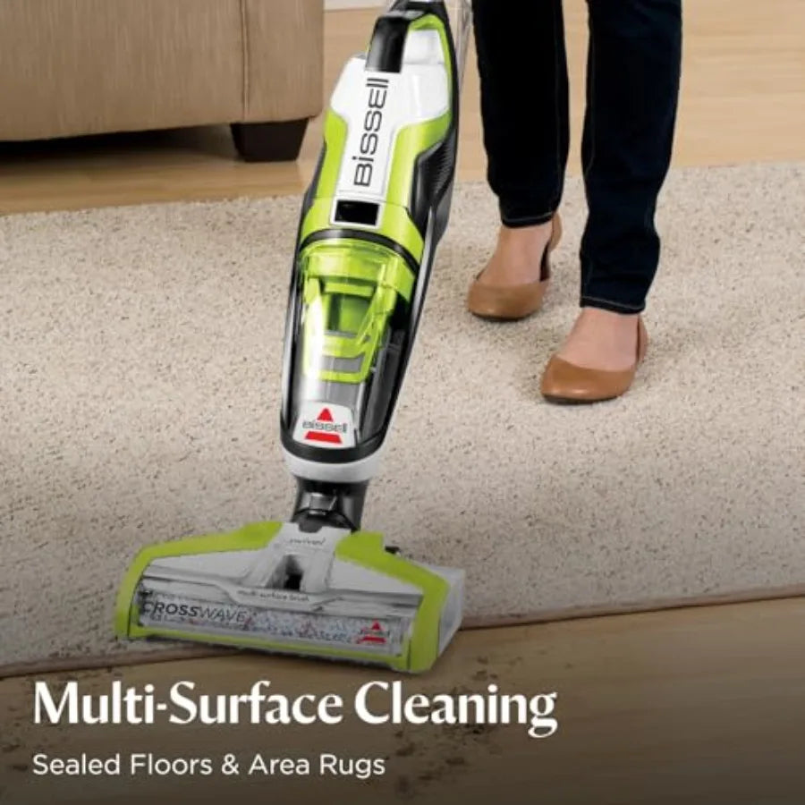 Crosswave Turbo Vacuum Mop All in One Wet and Dry Vac Combo Hard Floor and Area Rug Cleaner 3888A