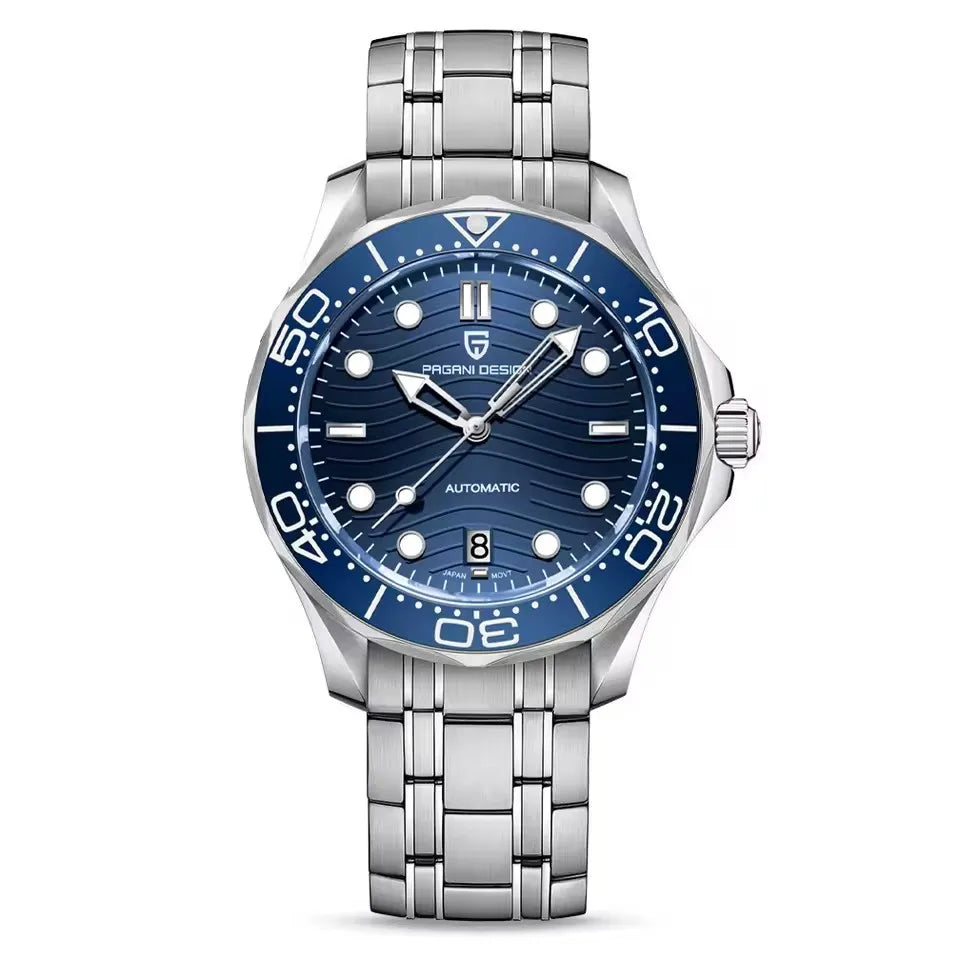 2026 PAGANI DESIGN New 007 Ceramic Bezel Men watch Sapphire Luxury Japan Movt Watch 316L All Steel Mechanical Luminous Man watch