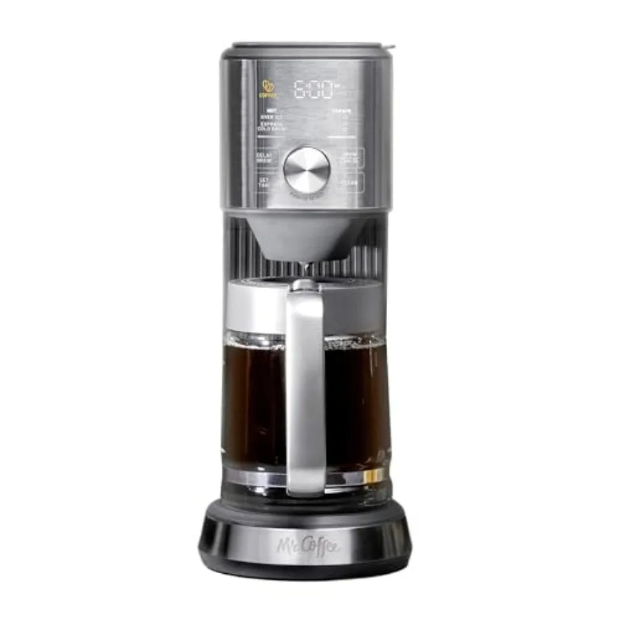 Intelligent Coffee Maker Cold Brew Tea Brewer Stainless Steel Black High-Efficiency Brewing Precision Temperature Control