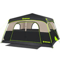 8 Person Instant Tent, Waterproof Pop Up Tents for Camping with Rainfly, 60 Seconds Easy Setup, Automatic Cabin Tent for Family