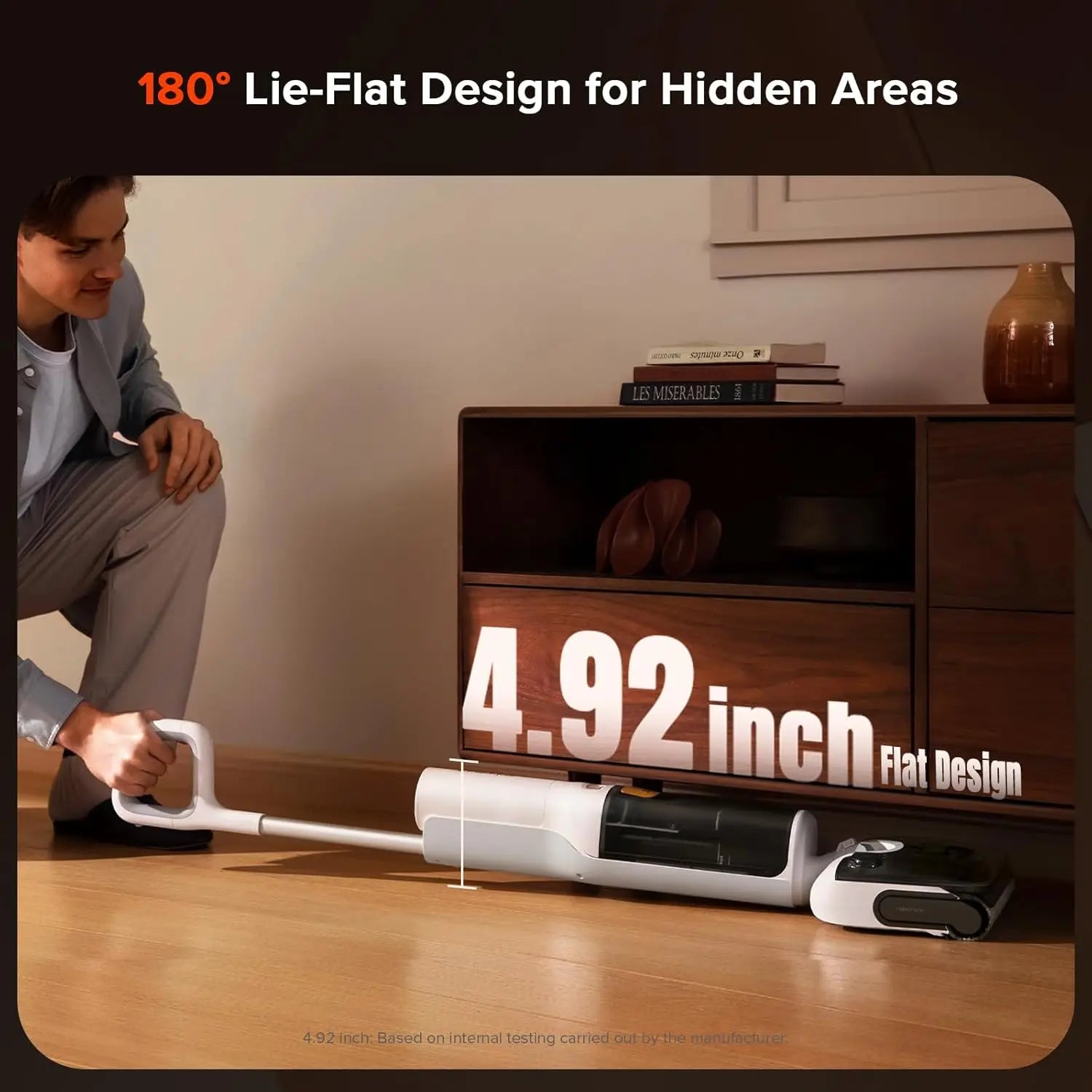 Cordless Wet Dry Vacuum Mop with 20000Pa Suction, Self-Cleaning Mop Combo for Tile Hard Floor