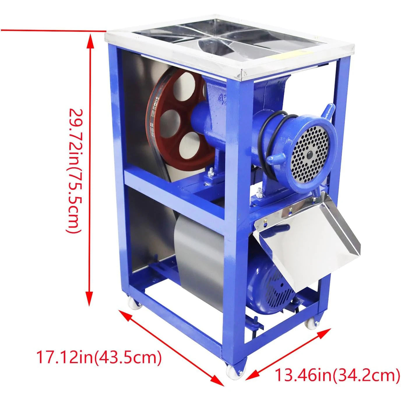 42 Type Bone Crusher Meat Grinder 220V Electric Meat Mincer Chopper Machine 200-230KG/H for Vegetable Meat Small Poultry Bones