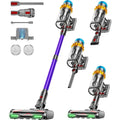 Powerful 70-Minute 650W Cordless Stick Vacuum Cleaner, 55kPa Suction for Home, Pet Hair, Carpets, and Hardwood Floors
