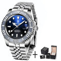 PAGANI DESIGN Classic Luxury Mens Watch Ceramic Ring Mechanical Wristwatch Stainless Steel Waterproof Automatic Watches Men Gift