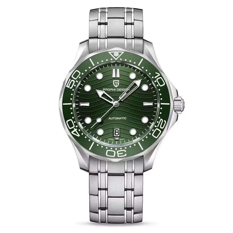 2026 PAGANI DESIGN New 007 Ceramic Bezel Men watch Sapphire Luxury Japan Movt Watch 316L All Steel Mechanical Luminous Man watch