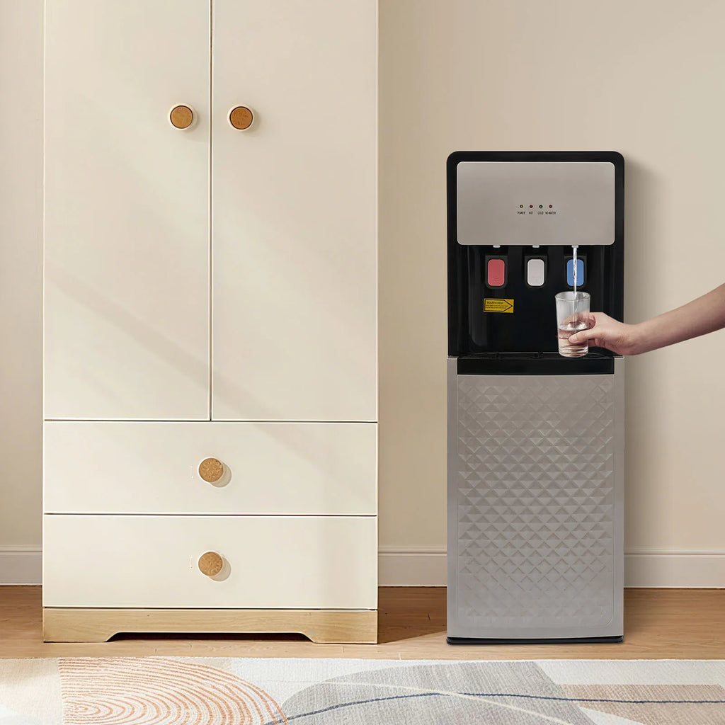 All-in-One Bottom Loading Water Dispenser Hot & Cold Standing Model for Home Office & Small Spaces  Easy Refill  Quiet Operation