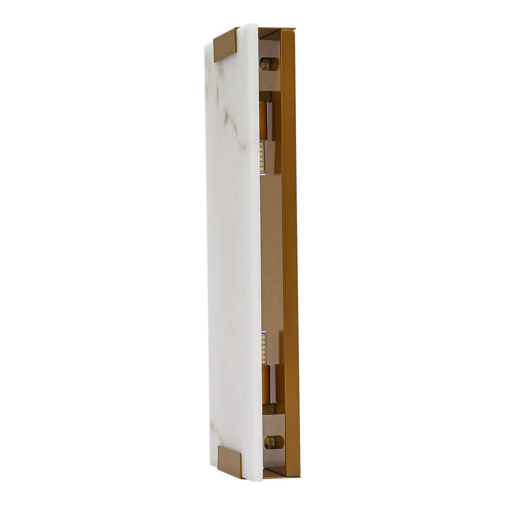Rectangular G9 Light Wall Lamp Hand Carved Alabaster Sconce for Bedroom Kitchen Us