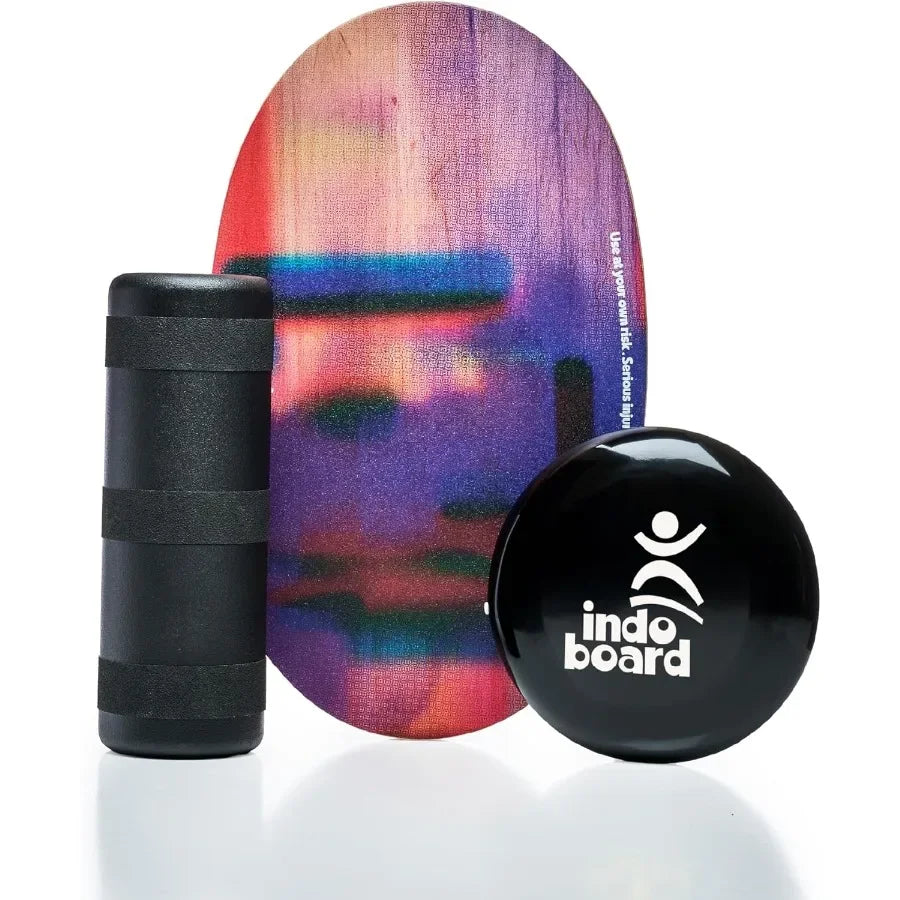 The Original Indo Board Training Package Balance Board Trainer for Core Strength Stability Athletic Performance in Surfing Skat