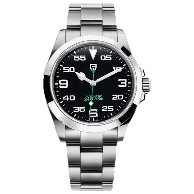 PAGANI DESIGN New Men Mechanical Watch AR Sapphire Glass Automatic Watch Stainless Steel 20bar Waterproof Wristwatch Men PD-1692