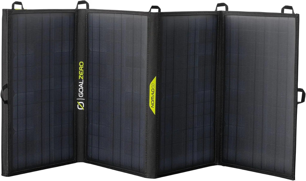 Foldable 50W Solar Panel with USB Port, Portable Charger for Power Generators and Banks, Lightweight 18-22V